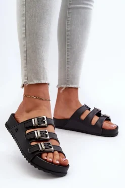 Outlet ZAXY Klapki Damskie Pachnące NN2850099 Czarne