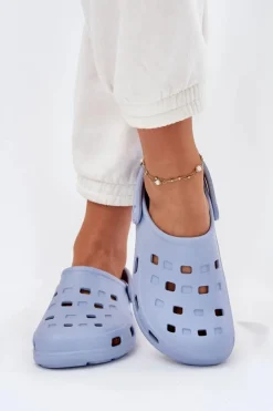 Boto Klapki Basenowe|Klapki Damskie Klasyczne*Klapki Damskie Piankowe LEMIGO 806 e Niebieski