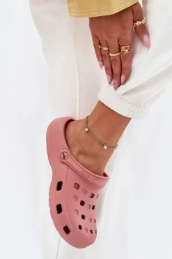 Boto Klapki Basenowe|Klapki Damskie Klasyczne*Klapki Damskie Piankowe LEMIGO 806 Różowe Różowy