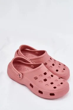 Boto Klapki Basenowe|Klapki Damskie Klasyczne*Klapki Damskie Piankowe LEMIGO 806 Różowe Różowy