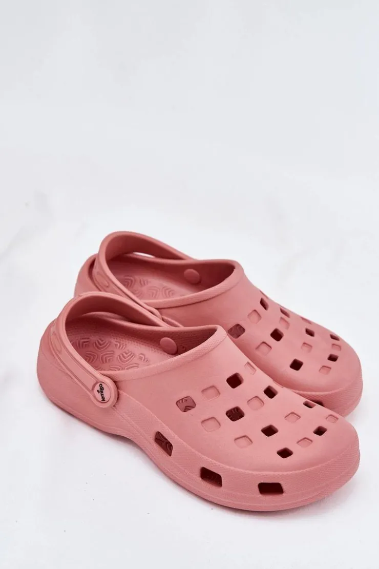 Boto Klapki Basenowe|Klapki Damskie Klasyczne*Klapki Damskie Piankowe LEMIGO 806 Różowe Różowy