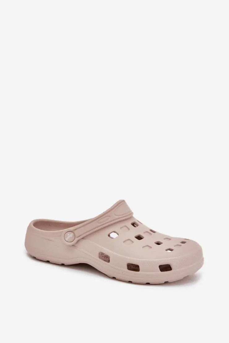 Damskie Boto Klapki Damskie Piankowe LEMIGO 806 Beżowe