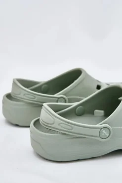 Discount Boto Klapki Damskie Piankowe LEMIGO 806 Miętowe Zielony