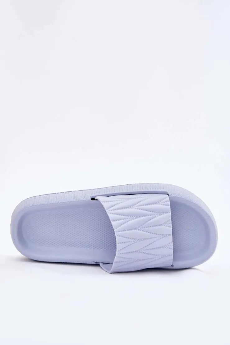 Boto Klapki Basenowe|Klapki Na Platformie*Klapki Damskie Piankowe Na Platformie Niebieskie Vanesha