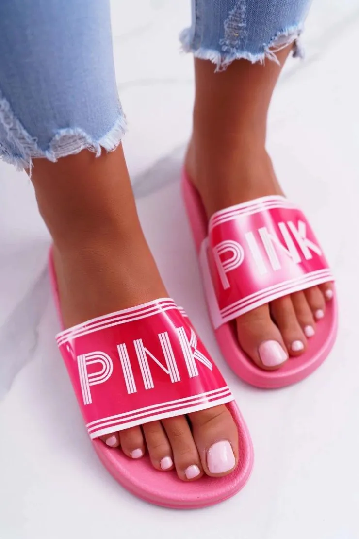 Boto Klapki Damskie Klasyczne*Klapki Damskie Różowe Vrita