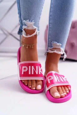 Hot Boto Klapki Damskie Różowe Vrita