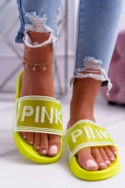 Damskie Boto Klapki Damskie Żółte Vrita