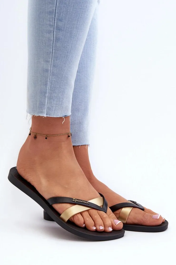 Damskie Ipanema Klapki Japonki Damskie 81805 Kirei Fem Czarne