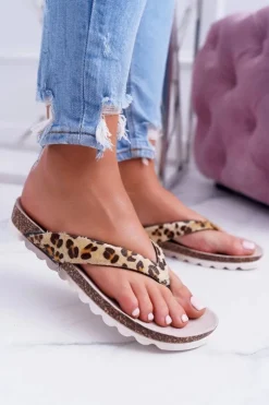 Online Boto Klapki Japonki Na Korku Lu Boo Leopard
