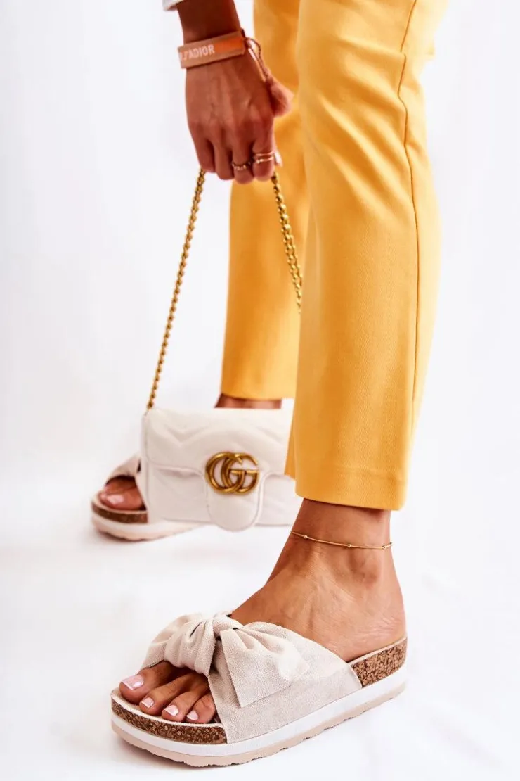 Boto Klapki Na Platformie|Klapki Damskie Klasyczne*Klapki Na Platformie Beżowe So Comfy