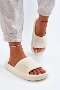 Boto Klapki Basenowe|Klapki Damskie Klasyczne*Klapki Piankowe Damskie Lekkie Jasnobeżowe Fenicva