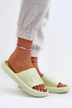 Boto Klapki Basenowe|Klapki Damskie Klasyczne*Klapki Piankowe Damskie Lekkie Zielone Fenicva Zielony