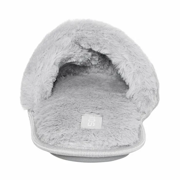 Damskie Boto Klapki SOXO szare z twardą podeszwą