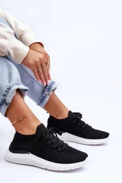 Boto Buty Sportowe Na Platformie|Sneakersy Damskie*Klasyczne Damskie Buty Sportowe Czarne Nikilla