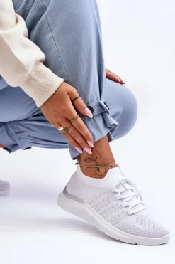 Online Boto Klasyczne Damskie Buty Sportowe Białe Nikilla