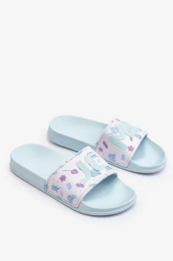 Hot Boto Klasyczne Damskie Klapki Jasnozielone Jomix