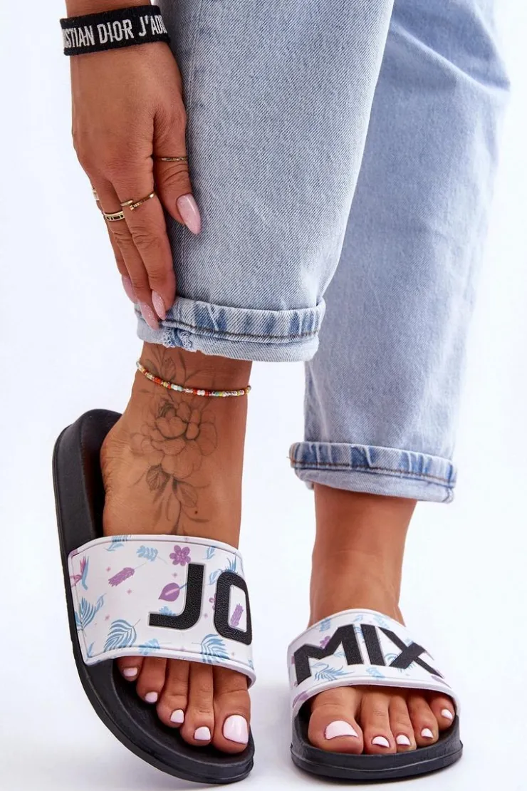 Damskie Boto Klasyczne Damskie Klapki Czarne Jomix