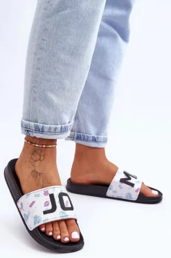 Damskie Boto Klasyczne Damskie Klapki Czarne Jomix