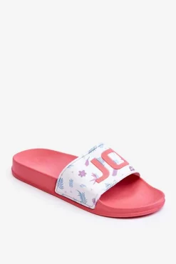 Discount Boto Klasyczne Damskie Klapki Różowe Jomix