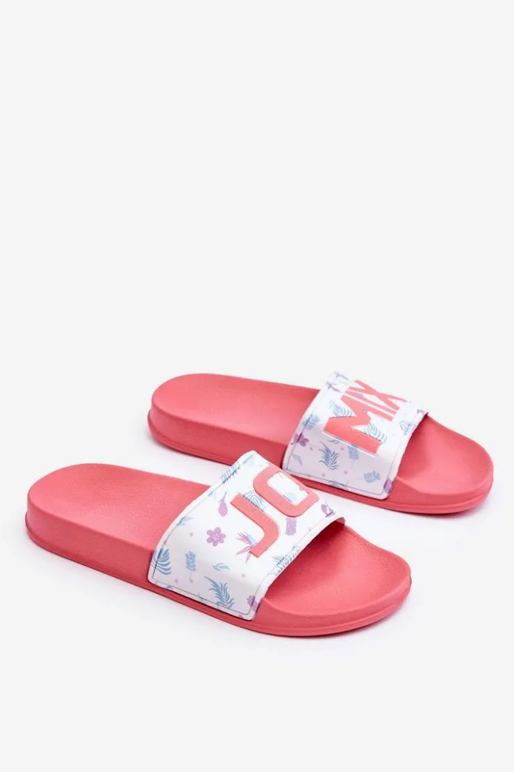 Discount Boto Klasyczne Damskie Klapki Różowe Jomix