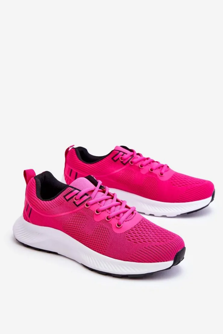 Boto Buty Sportowe Na Platformie|Sneakersy Damskie*Klasyczne Damskie Sportowe Buty Sznurowane Fuksja Darla