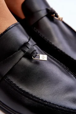 Online Boto Klasyczne Mokasyny Damskie Czarne Cortez Czarny