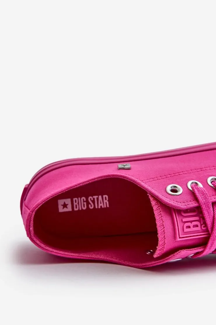 Online Big Star Shoes Klasyczne Trampki Damskie Big Star NN274290 Fuksja Różowy
