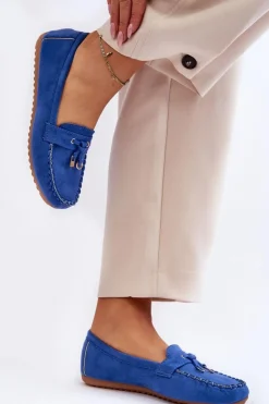 Damskie Boto Klasyczne Zamszowe Mokasyny e Good Time