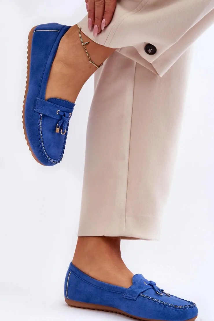 Damskie Boto Klasyczne Zamszowe Mokasyny e Good Time