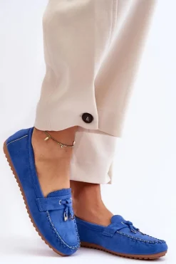 Damskie Boto Klasyczne Zamszowe Mokasyny e Good Time