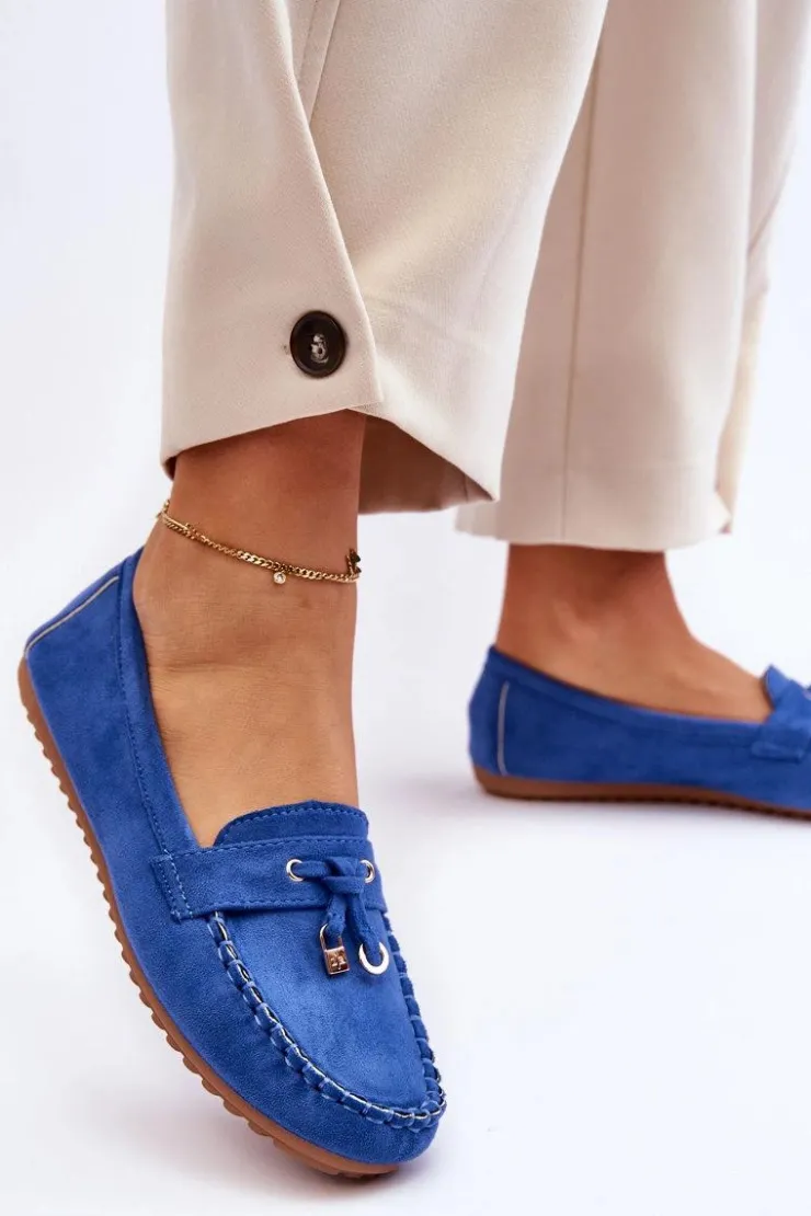 Damskie Boto Klasyczne Zamszowe Mokasyny e Good Time