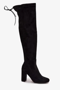 Boto Kozaki Na Słupku|Kozaki Za Kolano*Kozaki Damskie Na Słupku Czarne Xamarin Czarny