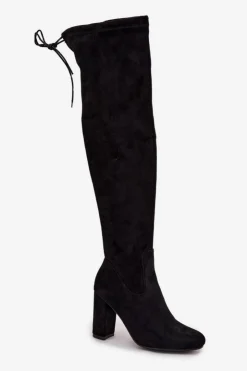 Boto Kozaki Na Słupku|Kozaki Za Kolano*Kozaki Damskie Na Słupku Czarne Xamarin Czarny