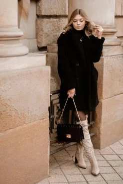 Buty damskie Vinceza Kozaki Wiosenne|Kozaki Za Kolano*Kozaki Damskie Na Słupku Zamszowe Beżowe Monleek