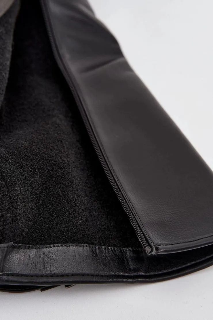 Sale Buty damskie Vinceza Kozaki Damskie Ocieplane Na Obcasie Z Klamrą Vinceza 58589 Czarne Czarny