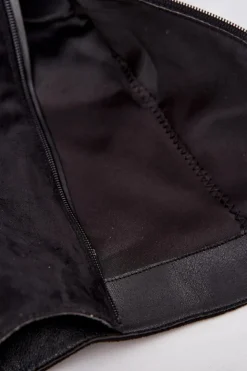 Discount Boto Kozaki Damskie Z Marszczoną Cholewką I Klamrą Czarne Ophelis