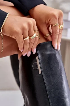 Boto Kozaki Ocieplane|Kozaki Przed Kolano*Kozaki Na Obcasie Z Eko Skóry Przed Kolano Czarne Izanae Czarny