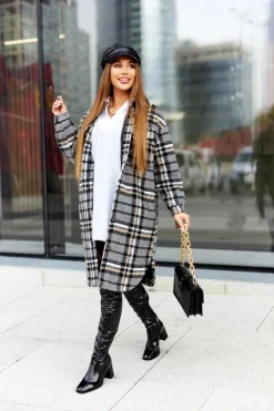 Damskie Boto Kozaki Na Słupku Lateksowe Czarne Macey