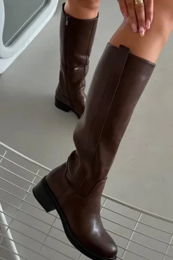 Boto Kozaki Przed Kolano|Kozaki Na Obcasie*Kozaki Oficerki Damskie Na Niskim Obcasie Ocieplane Brązowe Averna Brązowy