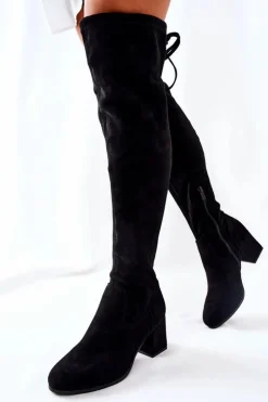 Online Evento Kozaki Z Wiązaniem Na Obcasie Isene