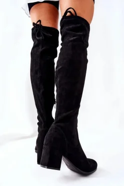 Online Evento Kozaki Z Wiązaniem Na Obcasie Isene