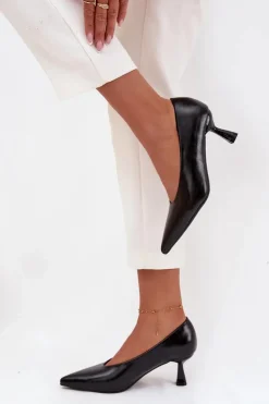 Boto Szpilki Lakierowane|Czółenka Klasyczne*Lakierowane Czółenka Na Szpilce Czarne Gavrielle Czarny