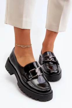 Buty damskie Vinceza Mokasyny Damskie Lakierowane|Mokasyny Damskie Skórzane*Lakierowane Mokasyny Damskie Czarne Santtes