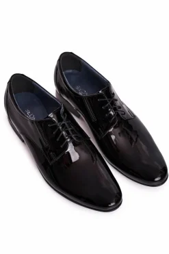 Boto Bednarek Polish Shoes|Półbuty Eleganckie*Lakierowane Skórzane Półbuty Bednarek 694 Czarne
