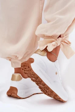 Discount Big Star Shoes Lekkie Buty Sportowe Damskie Big Star RR274629 HI-POLY SYSTEM Białe