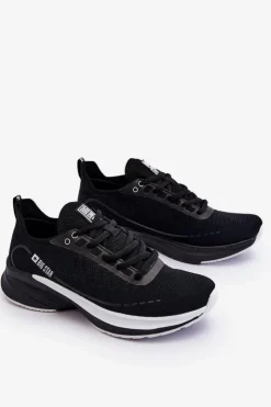 Damskie Big Star Shoes Lekkie Buty Sportowe Memory Foam System Big Star LL274327 Czarne
