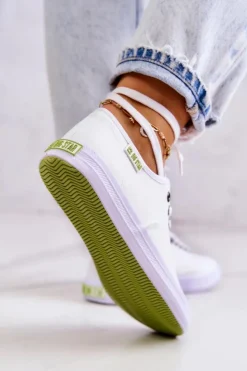 New Big Star Shoes Lekkie Damskie Tenisówki Big Star JJ274260 Białe