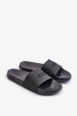 Best Big Star Shoes Lekkie Klapki Damskie Big Star OO274044 Czarne Czarny