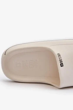 Big Star Shoes Klapki Damskie Big Star|Klapki Basenowe*Lekkie Klapki Damskie Big Star NN274A043 Białe Biały