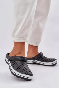 Best Evento Lekkie Piankowe Klapki Damskie Czarne Ardanica Czarny